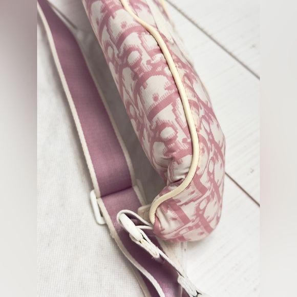 Rare Christian Dior Pink Trotter No. 2 Saddle Waist Belt Bag - Picture 5 of 14